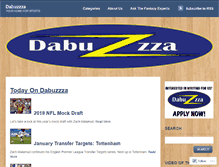 Tablet Screenshot of dabuzzza.com